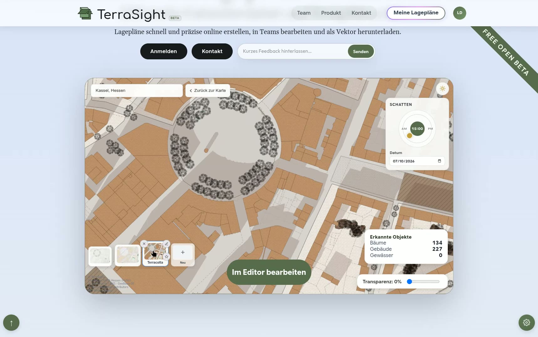 Presets: site plans in your own style